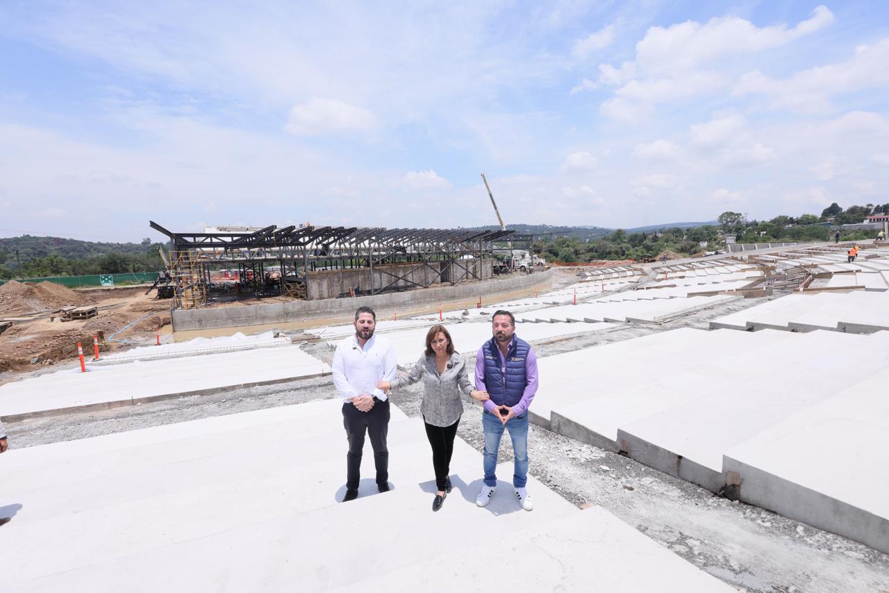 Supervisa gobernadora avances en las obras de la Ciudad de la Cultura y el Entretenimiento